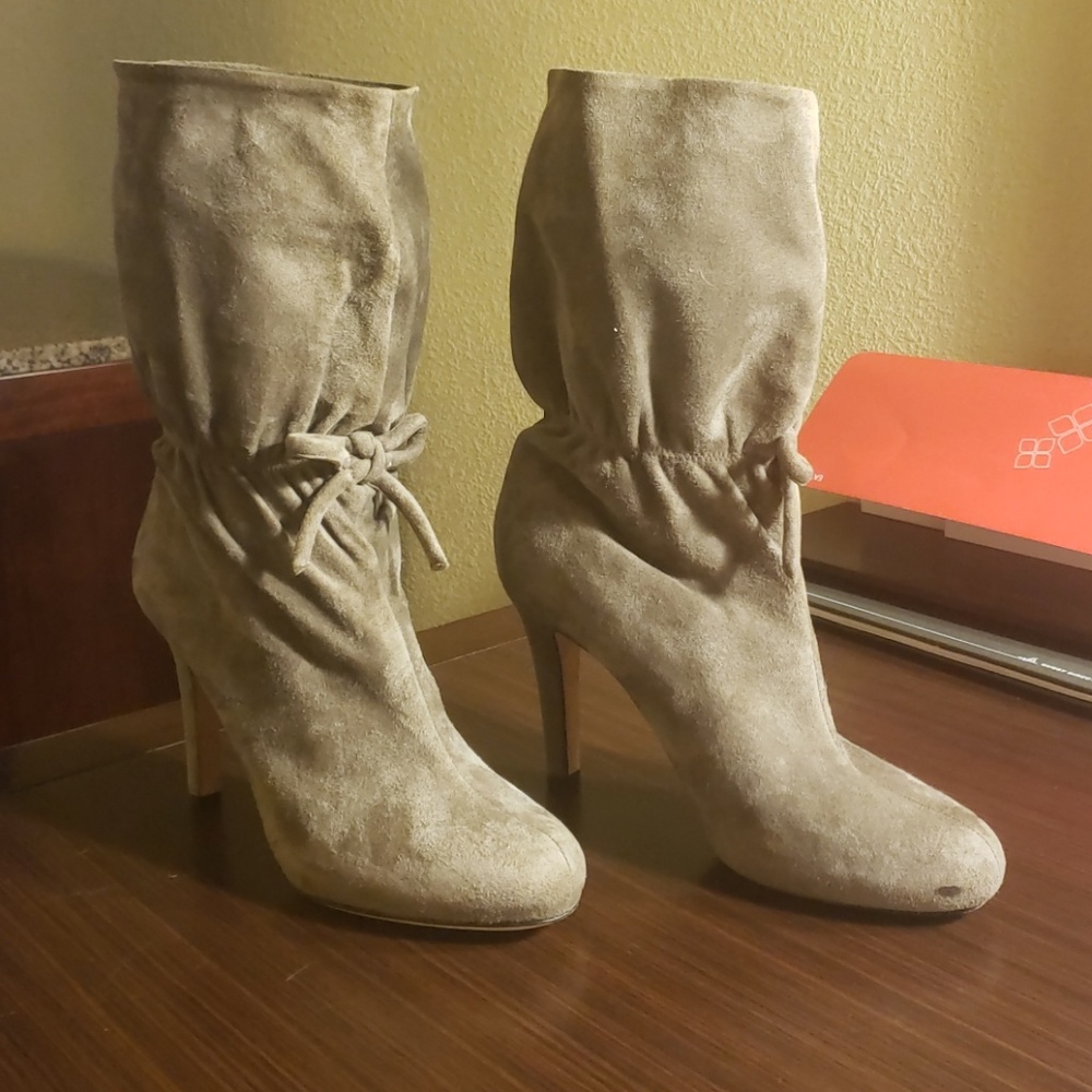 Kate Spade Suede Grey Boots
